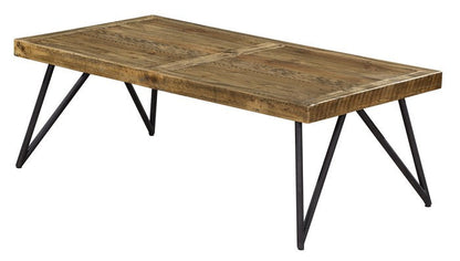 Oslo Coffee Table with Metal Legs