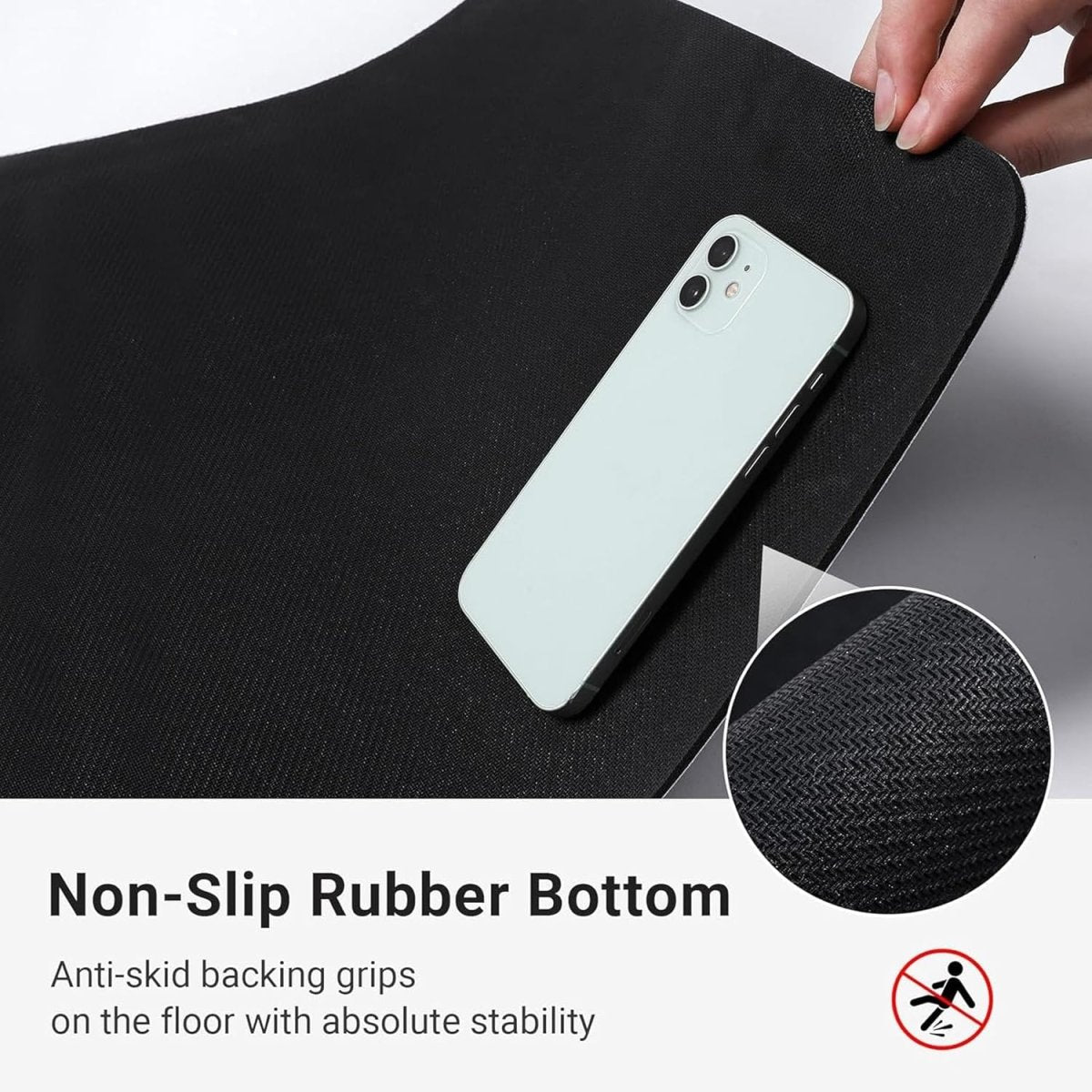 2PC Anti‑Slip Flower Design Bathroom Mat – Fast‑Drying, Water‑Absorbent Floor Mat