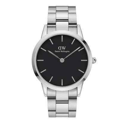 Iconic Link Black Silver
