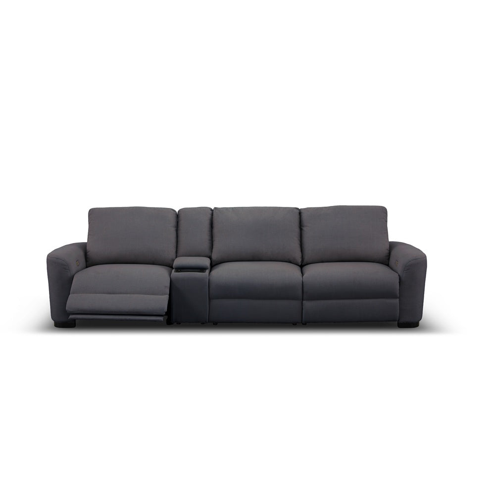 Retreat 3 Seater Electric Recliner with Console Dark Grey